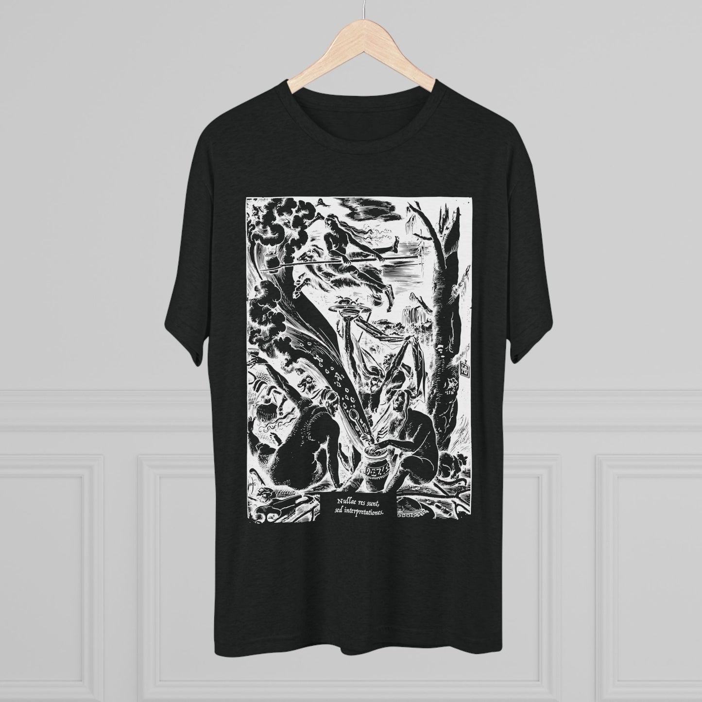 Witch's Sabbath Artwork – White Unisex Tee