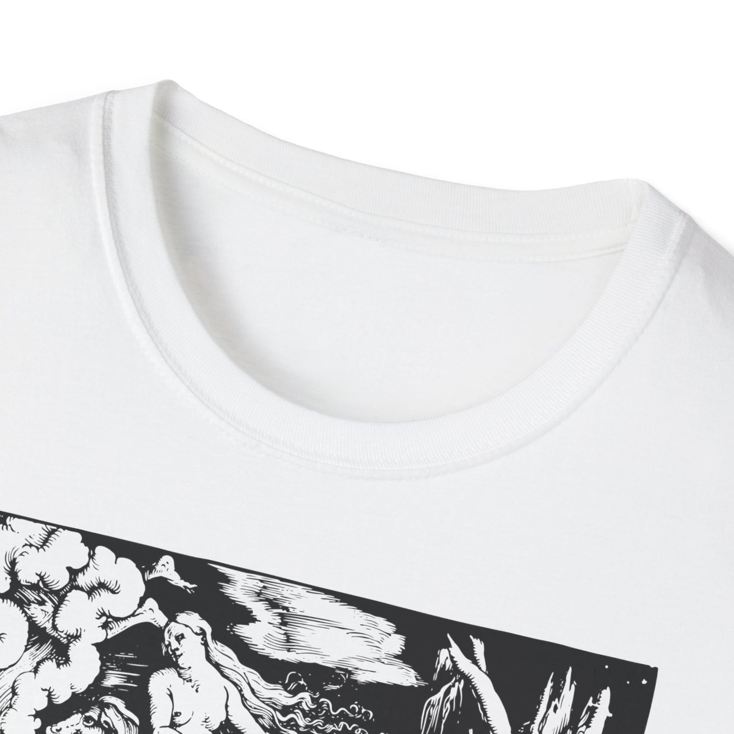 Witches' Sabbath Wood Carving – Softstyle T-Shirt