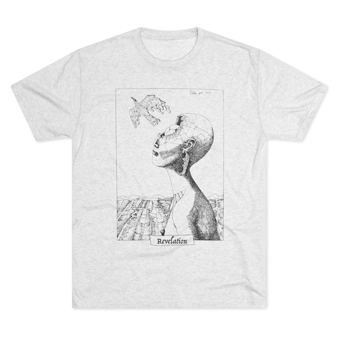 Revelation Artwork – White Unisex Tee