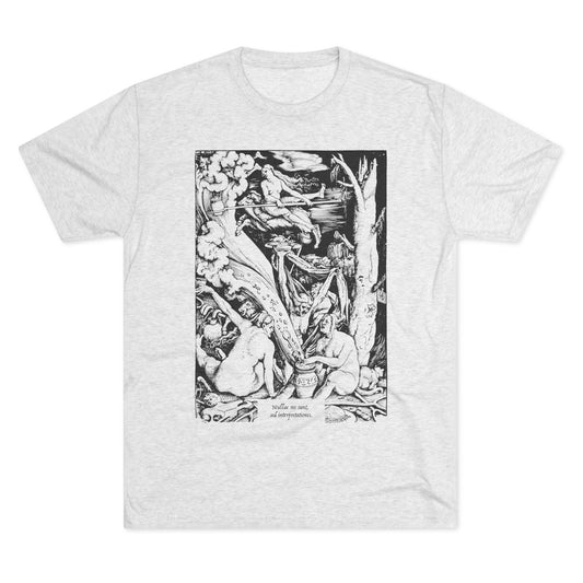 Witch's Sabbath Artwork – White Unisex Tee