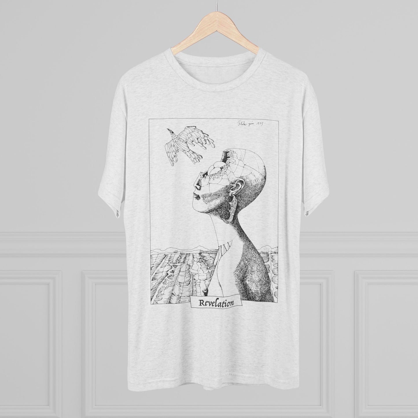 Revelation Artwork – White Unisex Tee