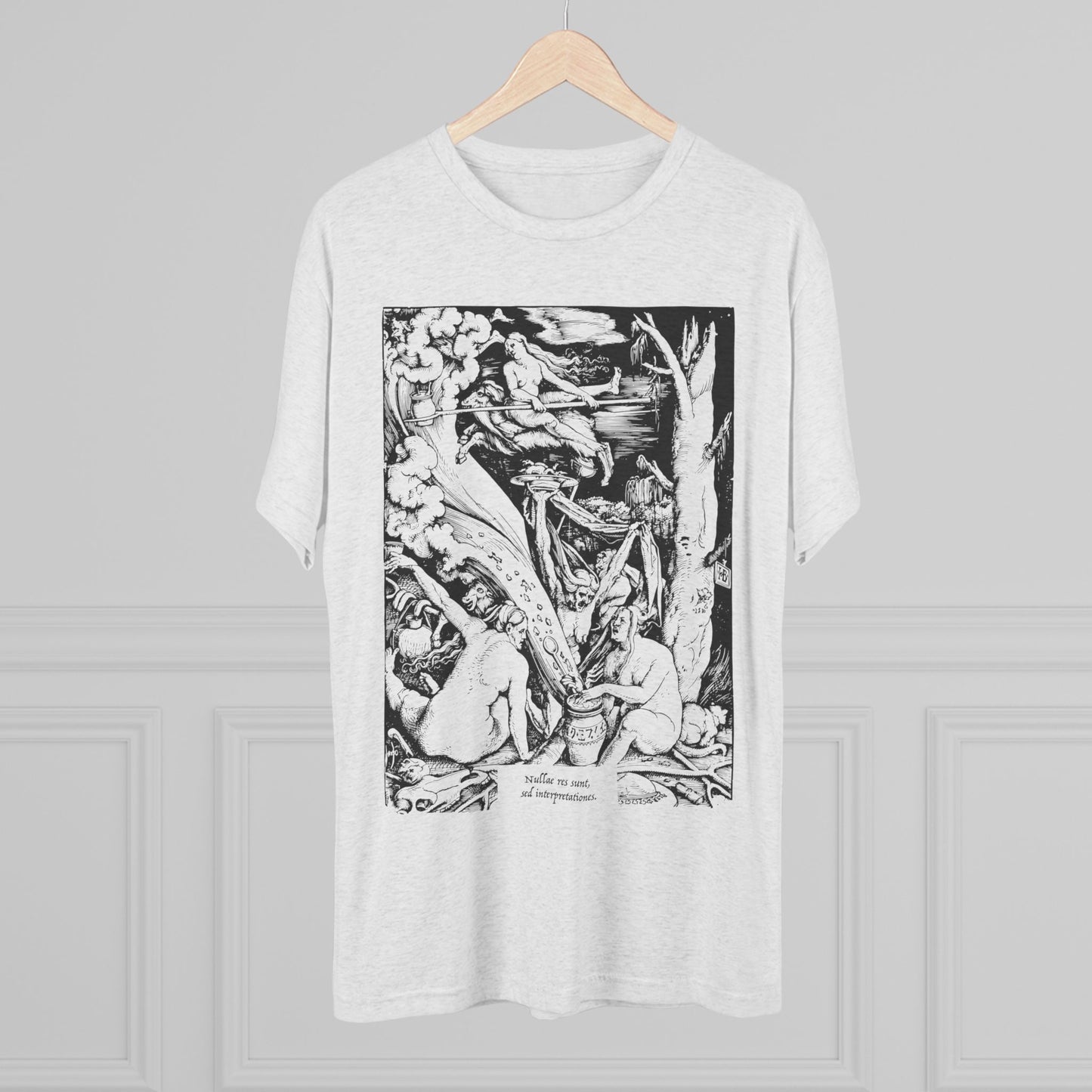 Witch's Sabbath Artwork – White Unisex Tee