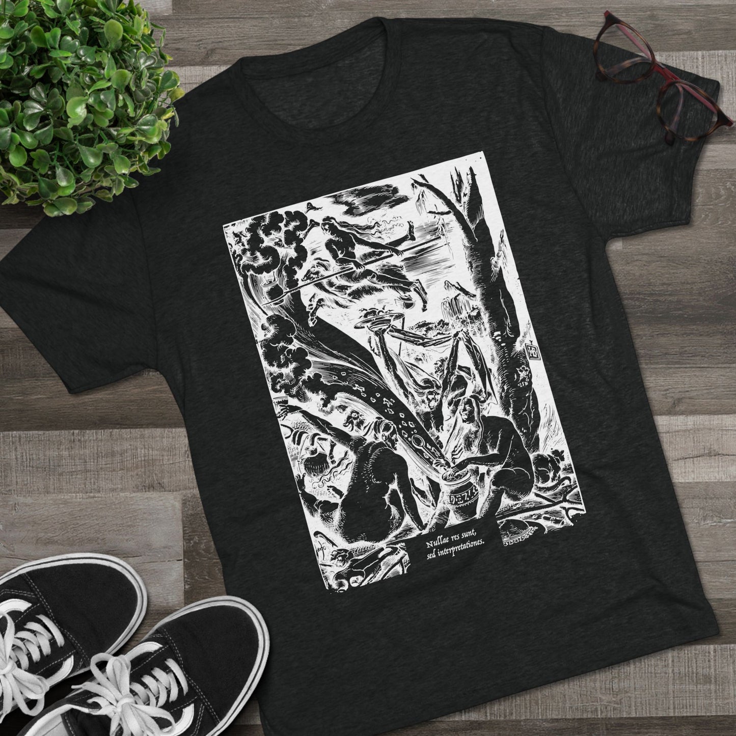 Witch's Sabbath Artwork – White Unisex Tee